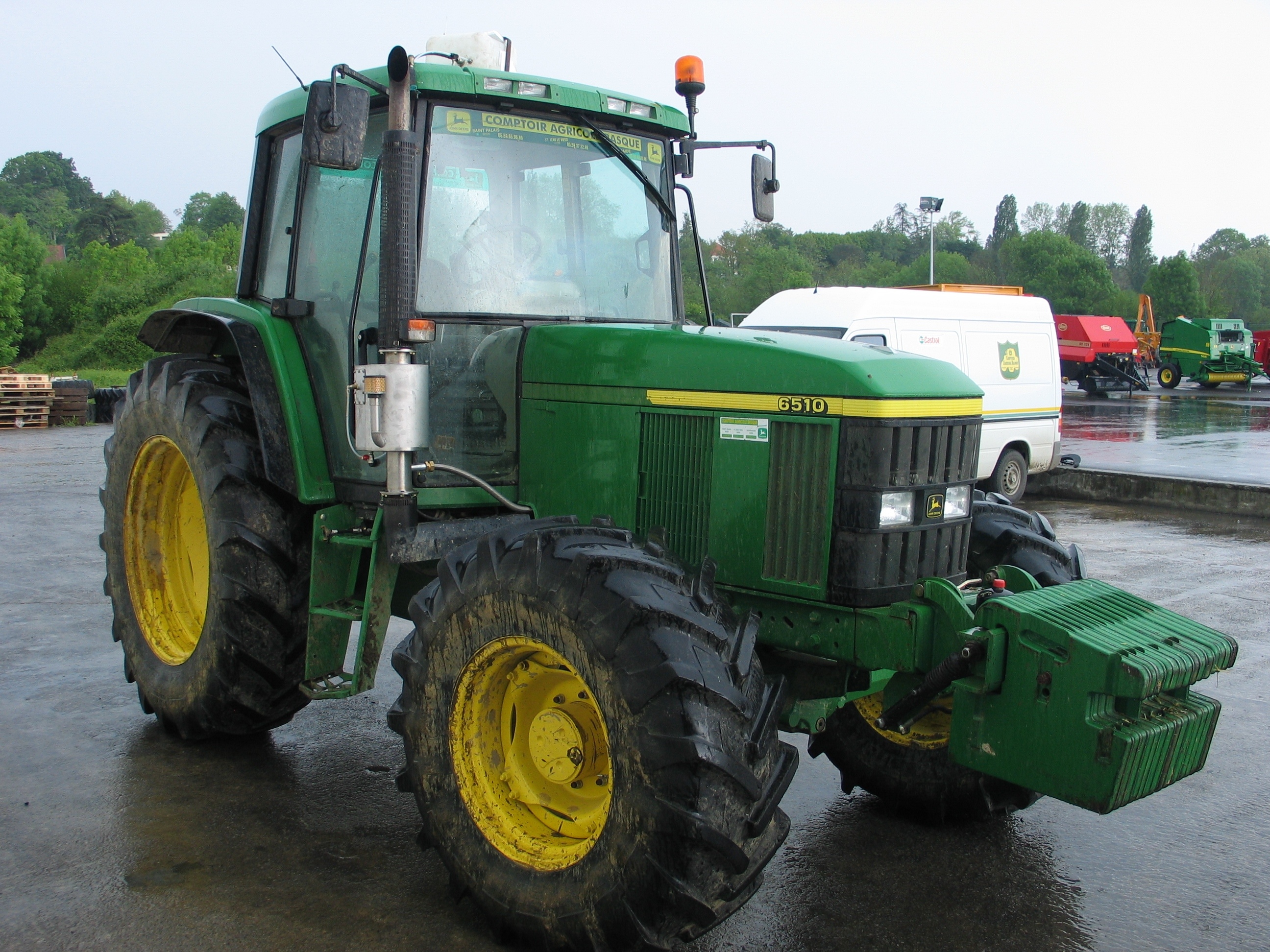 SPAD sur tracteur John Deere 6510. 