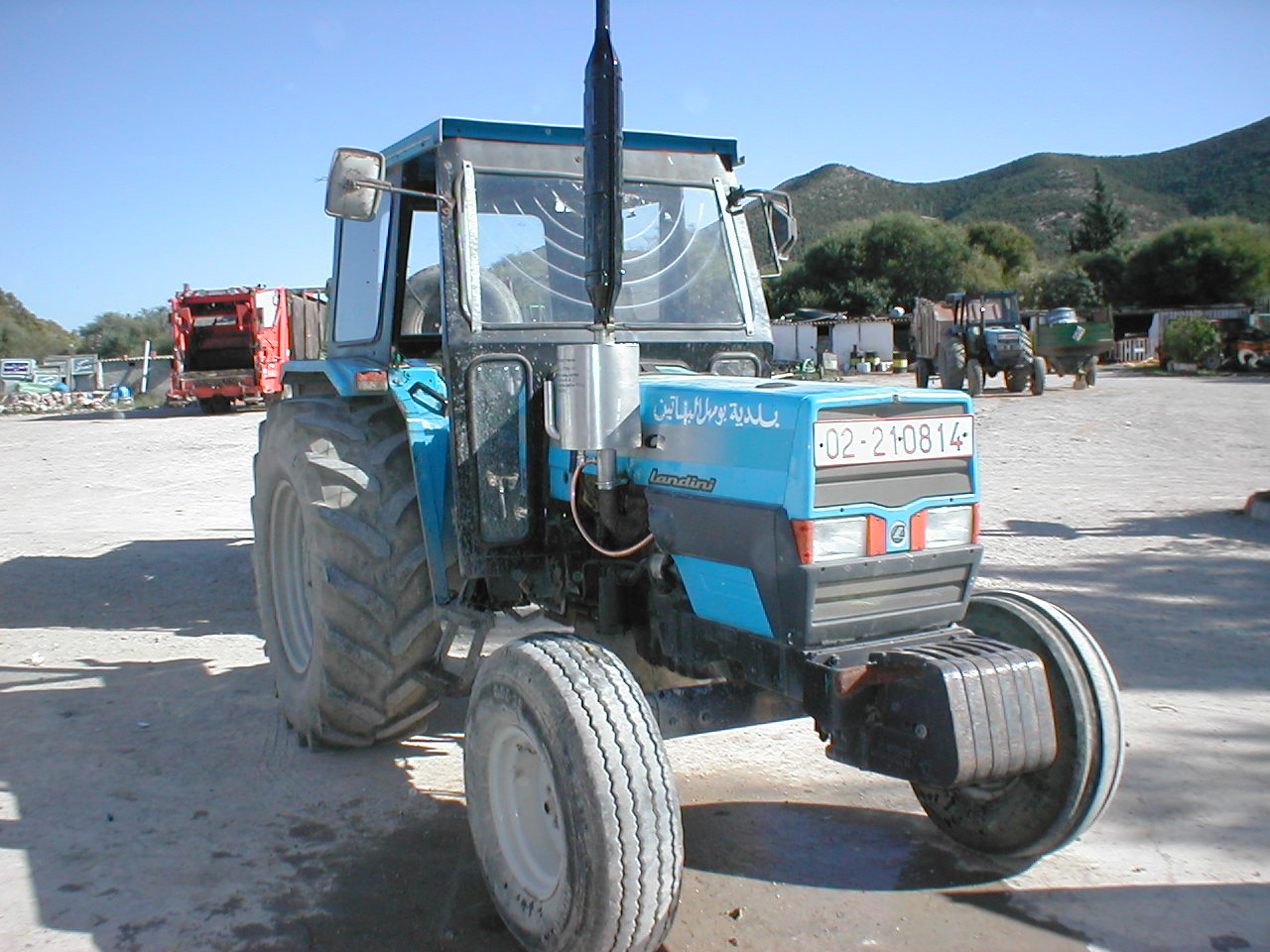 SPAD sur tracteur Landini en Tunisie. 